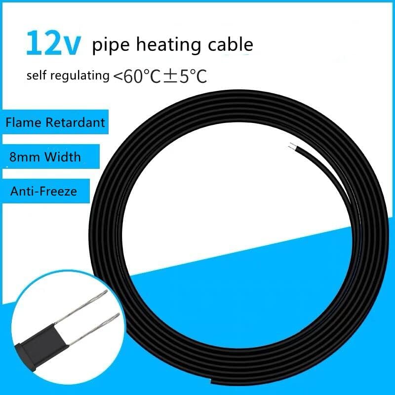 Nob.Yi DC 12V~14V Heat Cable Car Truck Use Water Pipe Heater For RV Anti-Freeze Self-regulating Pipe Heat Cable (6.5ft) - Image 2